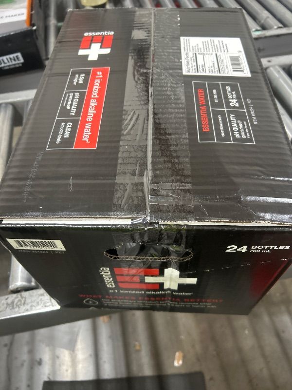 Photo 1 of Essentia Water LLC, Ionized Alkaline Bottled Water; 99.9% Pure, Infused with Electrolytes, 9.5 pH or Higher with a Clean, Smooth Taste, 23.67 Fl Oz (Pack of 24) -- EXP 2027