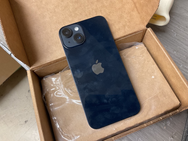 Photo 1 of Apple iPhone 14 (Renewed), 128GB, Midnight - Unlocked