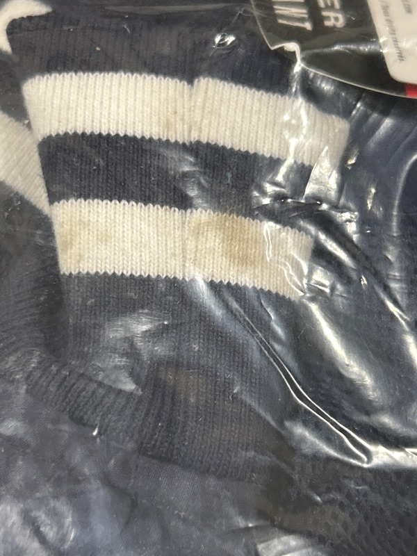 Photo 1 of Champion Men's Lightweight Varsity Jacket With Jersey Hood, Peacoat, XX-Large