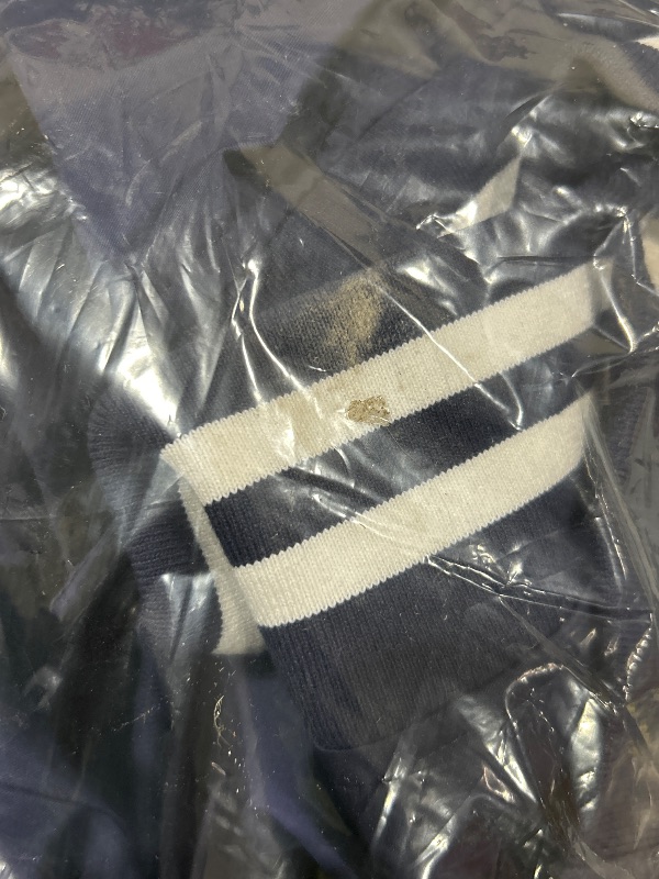 Photo 1 of Champion Men's Lightweight Varsity Jacket With Jersey Hood, Peacoat, XX-Large