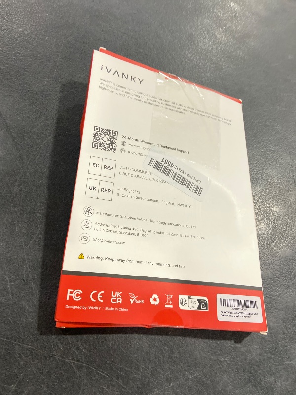 Photo 1 of IVANKY VESA Certified DisplayPort Cable, 6.6ft DP Cable 1.2, [4K@60Hz, 2K@165Hz, 2K@144Hz], High Speed Gold-Plated Display Port to Display Port Cabl, for Gaming Monitor, Graphics Card, TV, PC, Laptop