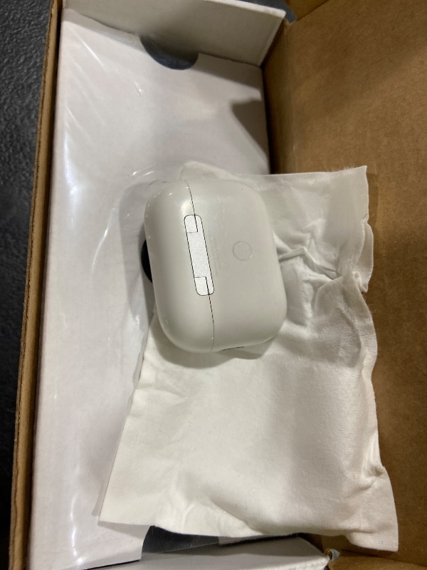 Photo 1 of Apple AirPods Pro (2nd generation) with MagSafe Charging Case (USB-C) (Renewed)