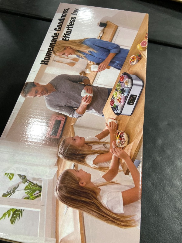 Photo 1 of cewajbaa Yogurt Maker with Adjustable Temperature & Time Control, Probiotic Yogurt Maker Machine with 8 Glass Jars, Automatic Shut-Off for Homemade Probiotic Yogurt, Promoting Gut Health?48OZ?