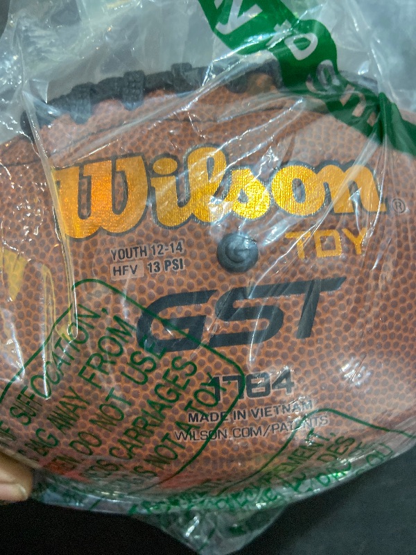 Photo 1 of WILSON GST Leather Game Football - Official