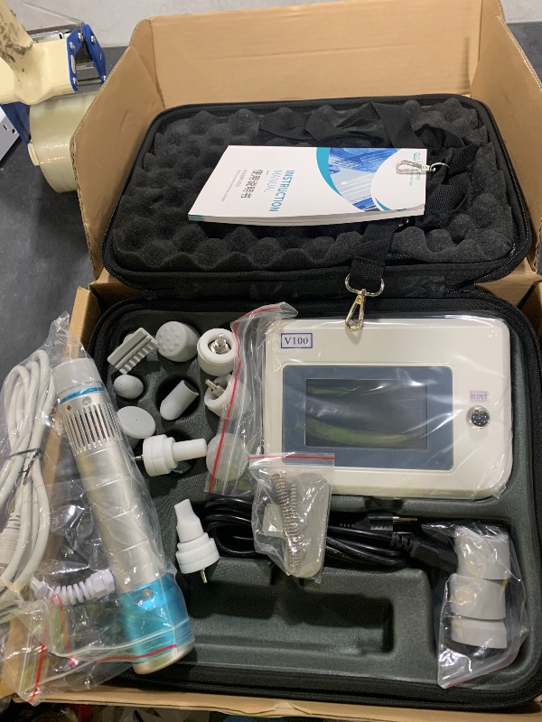 Photo 1 of Shockwave Therapy Machine, Portable Extracorporeal Shock Wave Therapy Machine for Joint and Muscle Pain Relief, Muscle and Bone Tissue Regeneration, Painless, Non-Invasive No Side Effects