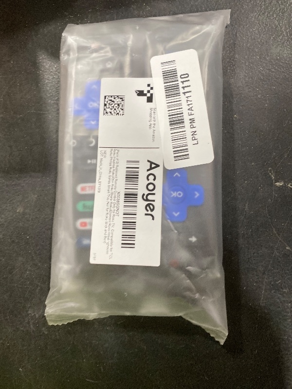 Photo 1 of (Pack of 2) Replacement Remote Control Only for Roku TV, Compatible for TCL Roku/Hisense Roku/Onn Roku/Sharp Roku/Element Roku/Westinghouse Roku/Philips Roku Smart TVs (Not for Roku Stick and Box)