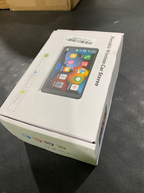 Photo 1 of ?Hieha? 2025 Wireless Portable Carplay and Android Auto, 7" Touchscreen Carplay Screen for Car with Apple Carplay,Mirror Link,Backup Camera,Bluetooth 5.0, GPS Navigation,AUX,FM for All Vehicles