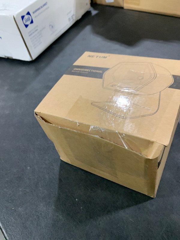 Photo 1 of NETUM Desktop QR Barcode Scanner Omnidirectional, Hands-Free Automatic 2D 1D Bar Code Reader Platform Scan PDF417 on ID Card, Driver's License for Supermarket Library Retail Store NT-7060