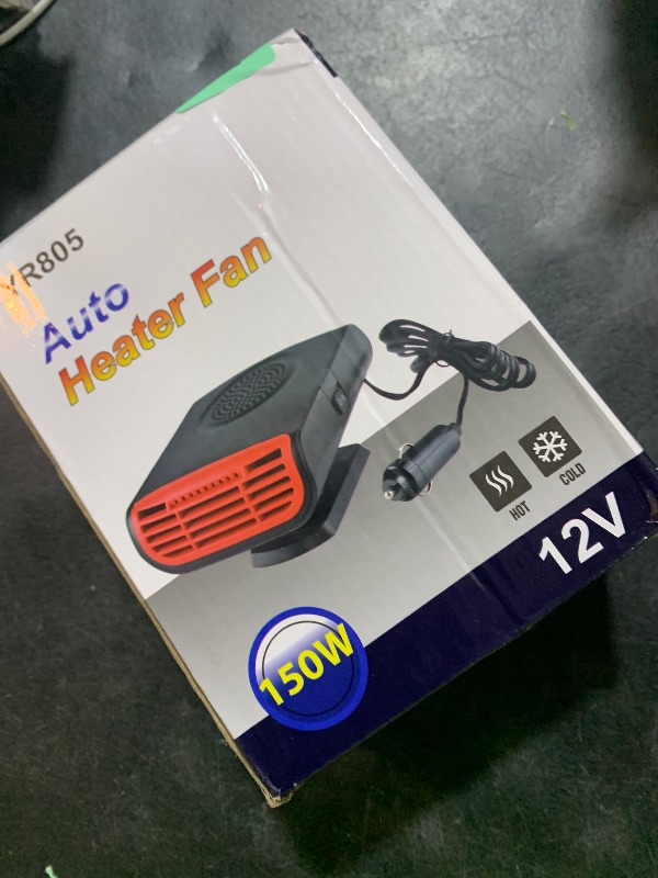 Photo 1 of 12V Portable Car Heater For Vehicle: 12 Volt Heater For Car Defroster Windshield Heaters Plug In Calentones Para Carro Calentón Para Carro That Plugs Into Cigarette Lighter For UTV For Winter