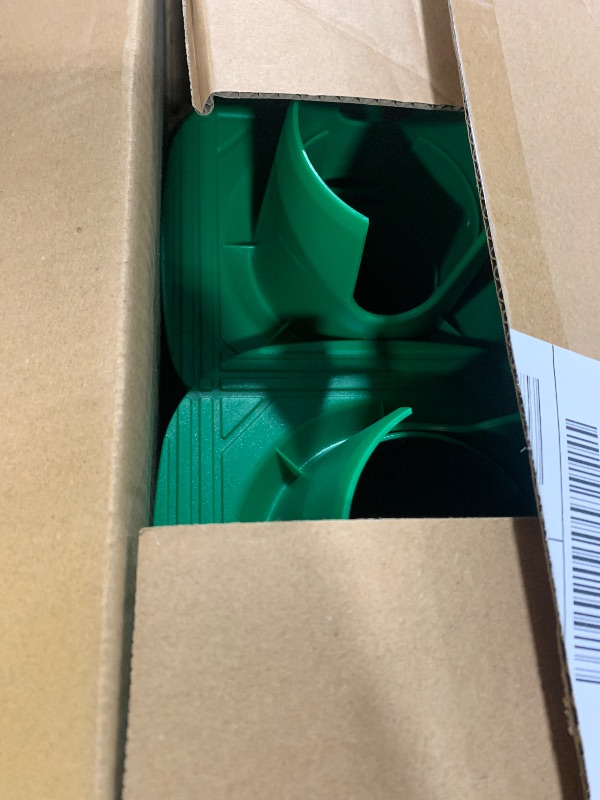 Photo 1 of 10 Pcs Sprinkler Head Protector, Plastic Sprinkler Donut Guards for Lawns, Sprinklers Guards with 2 Grooves for Protects Sprinklers Head and Water Pipe