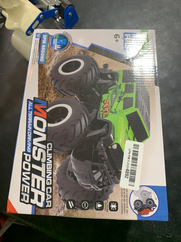 Photo 1 of **MISSING REMOTE** STEMTRON Amphibious Remote Control Car Toys for Boys 2.4GHz 1:16 All Terrain Off-Road RC Car Waterproof RC Monster Truck Kids Pool Toys Remote Control Boat Gifts for Kids Boys