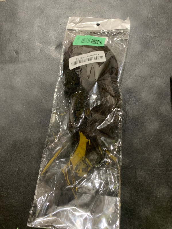 Photo 1 of 12 Inch Short Ponytail Extension - Soft Curly Pony Tails Hair Extensions, Claw Clip Ponytail Extension, Natural Short Hair Extensions Ponytail, Synthetic Hair Pieces for Women (Color: Black Brown)