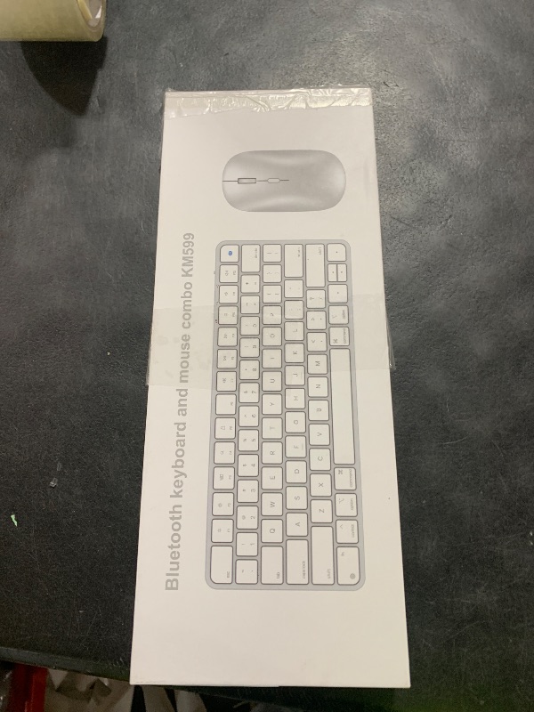 Photo 1 of Bluetooth Keyboard and Mouse for Mac, Rechargeable, Mini Size, Ultra Slim, Quiet Typing, 4 Level DPI, Wireless Keyboard and Mouse Compatible with Mac, iPad, iPhone, MacBook Air/Pro