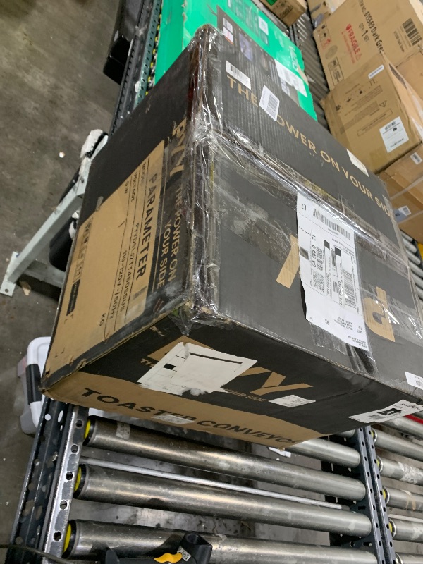 Photo 1 of PYY Commercial Conveyor Toaster - Electric Industrial Belt Toasters Oven, 450 Slices/Hour Heavy Duty, Stainless Steel for Bun Bagel Bread Waffle Restaurant Buffet