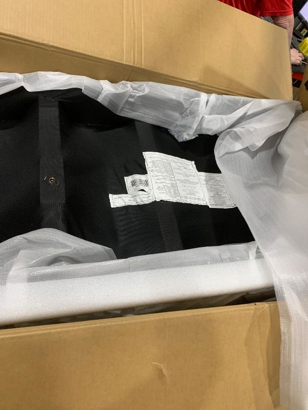 Photo 1 of INCOMPLETE - BOX 1 OF 2 ONLY - Merax Chesterfield Sofa, Retro Upholstered 6 Seater Rolled Arm Couch for Living Room Bedroom Office, Beige