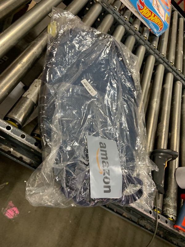 Photo 1 of *DAMAGED STRAP** Collapsible Pop-Up Laundry Basket, Hamper with Side Pocket - Mesh Portable Foldable Dirty Clothes Hamper for Dorm, Laundry room, Bathroom and Travel Storage, Navy Blue