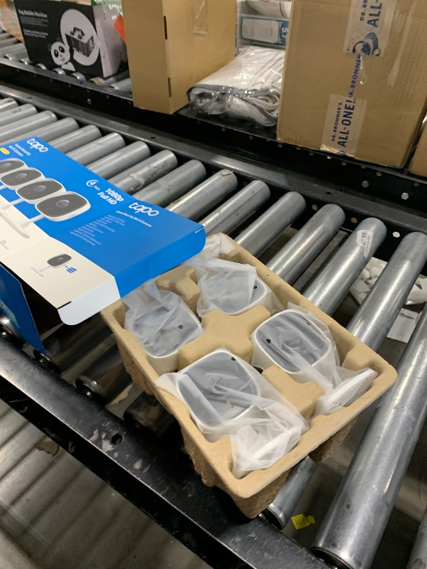 Photo 1 of Tapo 1080P Indoor Security Camera for Baby Monitor, Pet Camera w/Motion Detection, 2-Way Audio Siren, Night Vision, Cloud & SD Card Storage, Works w/Alexa & Google Home, Plug-in, C100(4-Pack)