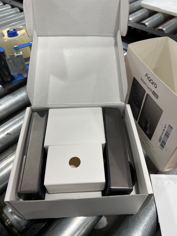 Photo 1 of Aqara Smart Lock U100, Fingerprint Keyless Entry Door Lock with Apple Home Key, Touchscreen Keypad, Bluetooth Electronic Deadbolt, IP65 Weatherproof, Supports Apple HomeKit, Alexa, Google, IFTTT, Gray