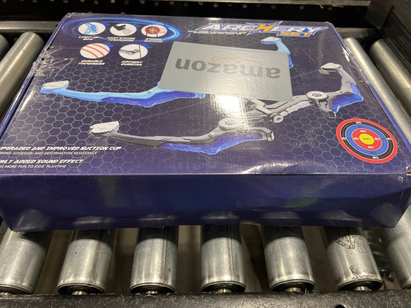 Photo 1 of 2 Pack Kids Bow and Arrow Set with Sound Effects & LED Flash Lights Achery Set, Indoor Outdoor Toys for Ages 4-8 8-12, Birthday Gifts for 3 4 5 6 7 8 9 10 11 12 Year Old Boys Girls Children, Blue