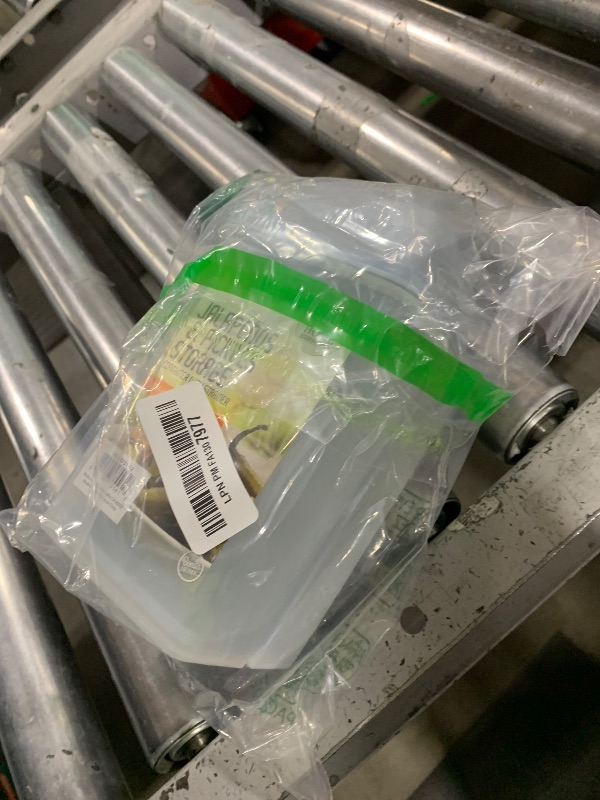 Photo 1 of 1 Large Pickle Jar Holder Olive Jalapeno Keeper Container Food Storage Strainer