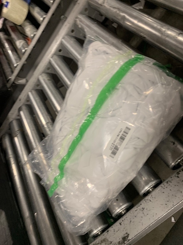 Photo 1 of 10ft x 7ft White Backdrop Curtain for Parties Wedding White Wrinkle Free Backdrop Drapes Panels for Baby Shower Gender Reveal Birthday Photo Photography Polyester Fabric Background Decoration