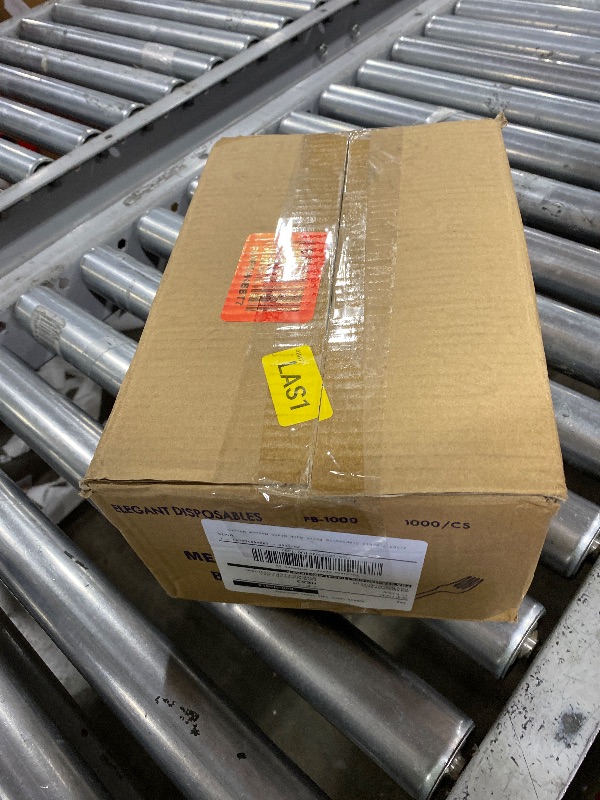 Photo 1 of 1,000 Plastic Disposable Forks Bulk Black Medium Weight Disposable Silverware Plastic Cutlery Fork