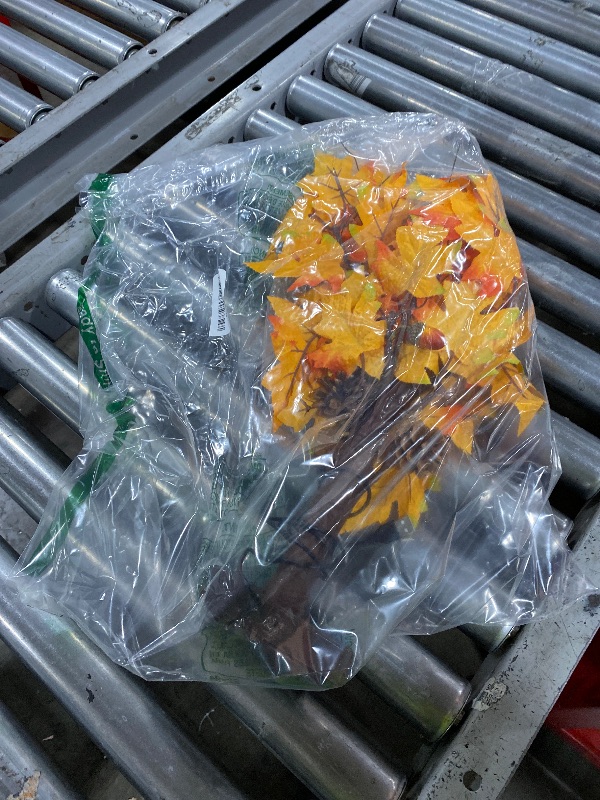 Photo 1 of [Timer & USB/Battery Operated] CKE 24" Artificial Fall Lighted Maple Tree, 24 LED Thanksgiving Decorations Table Light Artificial Tree for Autumn Harvest Home Decor Wedding Party Gifts Indoor Outdoor