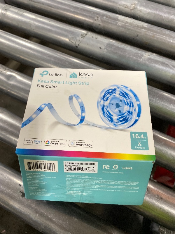 Photo 1 of Kasa Smart LED Light Strip, 16.4ft WiFi LED Strip Works with Alexa, Google Home, SmartThings, High Brightness with 16 Million Colors, RGB, Grouping, Adjustable Length, Up to 25,000 Hours (KL400L5)