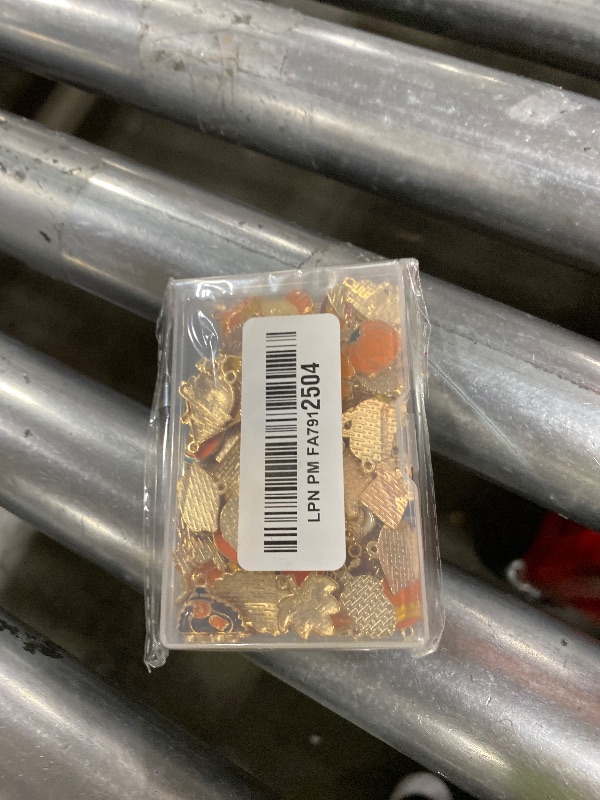 Photo 1 of 100Pcs 50 Pairs Fall Charms for Jewelry Making and Bracelets, Thanksgiving Autumn Charms Gold Enamel Jewelry Pendants for Earring Bracelet Necklace Crafts Making