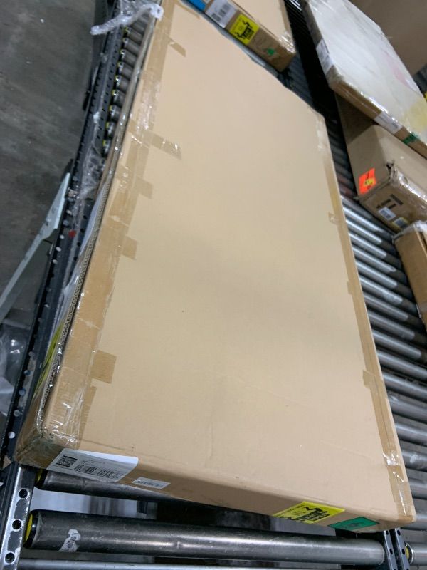 Photo 1 of KunAndPeng Solid Wood Office Desk, Dining Table, Desk -55 to 62 inches, Modern Farmhouse Design, can accommodate 2-8 People, Easy to Assemble, Ideal for Learning, Writing, and Dining. (55 inches)