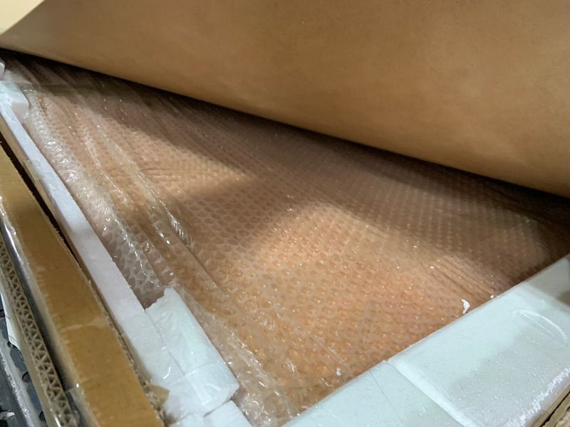 Photo 1 of KunAndPeng Solid Wood Office Desk, Dining Table, Desk -55 to 62 inches, Modern Farmhouse Design, can accommodate 2-8 People, Easy to Assemble, Ideal for Learning, Writing, and Dining. (55 inches)