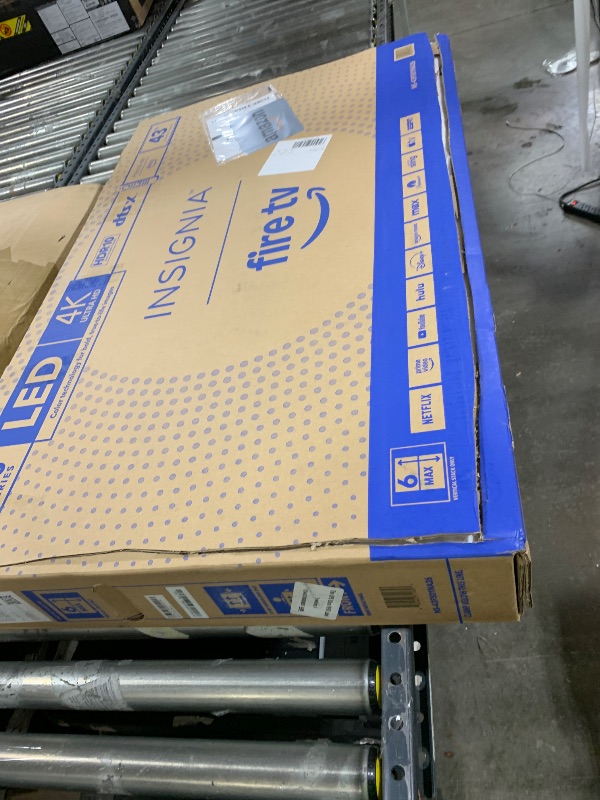 Photo 1 of INSIGNIA 43" Class F50 Series LED 4K UHD Smart Fire TV, Voice Remote with Alexa, Stream Live TV Without Cable