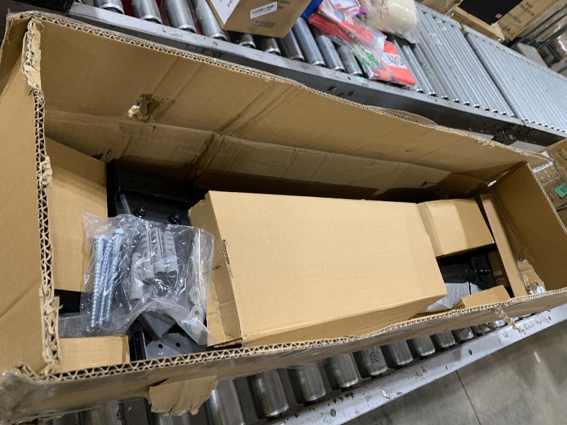 Photo 1 of Ceiling TV Mount – Fits Most 43-86 Inch LCD, LED, OLED 4K TVs, Max VESA 600x400mm, Supports up to 132 lbs, Height Adjustable, Black