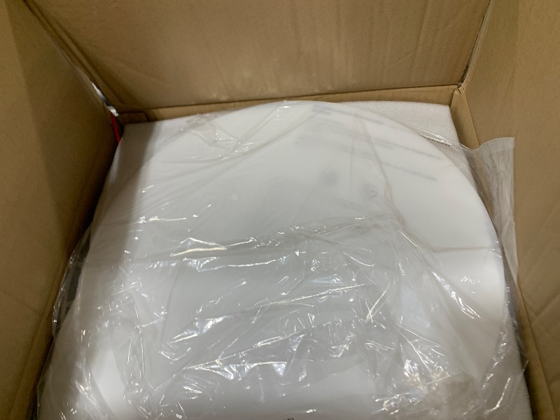 Photo 1 of YURNYQ Dimmable Wood LED Ceiling Light Fixture, Black Round Low Profile Flush Mount Ceiling Lighting, Modern 5CCT 2700K-6000K Ceiling Lamp for Living Room Hallway Kitchen Bedroom, 15.8in