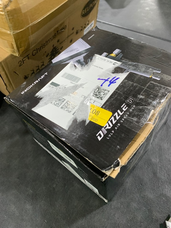 Photo 1 of InoKraft D1 LVLP Air Spray Gun Premium Kit with 22 Ounce Disposable Paint Cups, Easy to Use, Paint Gun for Cars & House DIY Painting, 1.3/1.5/1.7mm Nozzles, with Paint Sprayer Accessories