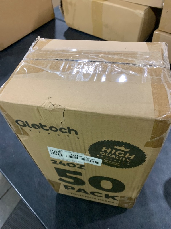 Photo 1 of 100-Piece (50-Pack) 24 OZ Meal Prep Containers Reusable with Lids, Sturdy Leakproof & Food Safe, Microwave, Freezer, Dishwasher Safe To Go Food Containers, Plastic Take Out Containers, Black