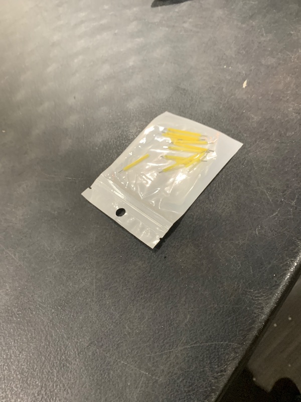 Photo 1 of 10Pcs 3V LED Filament Bulb Repair Kit, Replacement Light Beads for Vintage Edison Lamps, DIY Incandescent Bulb Accessories with Heat-Resistant Glass and Gold Wire Connectors (White)