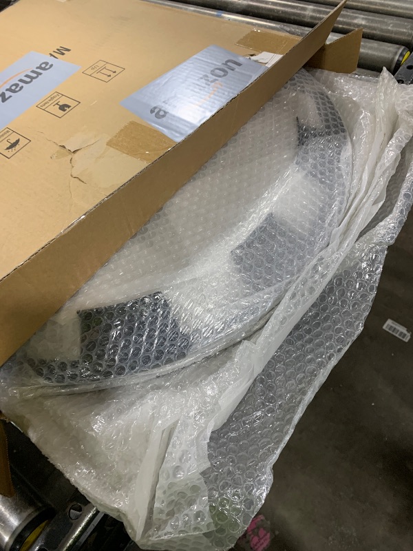 Photo 1 of KALOFOR for Tesla Model Y 20 Inch Helix Wheel Rim Protector Hubcaps Helix Wheels Rim Cover Tire Trim Rings Matte Black 4Pcs Model Y Accessories