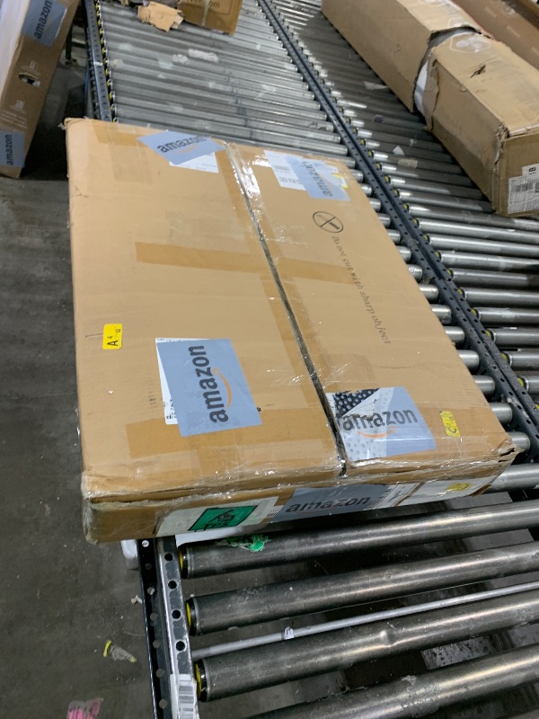 Photo 1 of 10-30 Gallon Fish Tank Stand with Power Outlets & LED Light, Heavy Duty Metal Wood Aquarium Stand