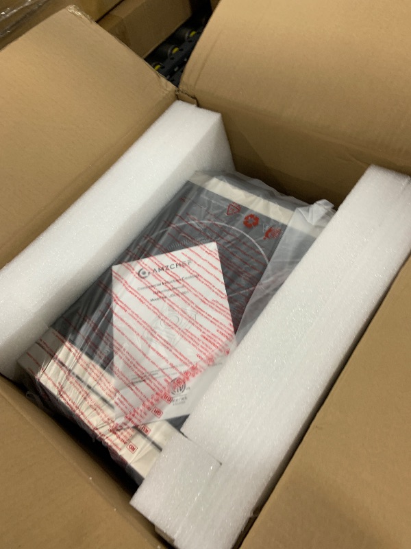 Photo 1 of AMZCHEF Induction Cooktop Commercial, Professional Portable Burner, 1800W Countertop Stove Burner with ETL-Certified Induction Hot Plate 3 Hours Timer,8 Temperature & Power Levels,LCD Screen