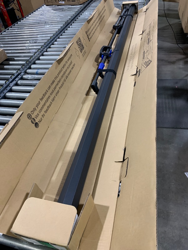 Photo 1 of 100 Inch Indoor and Outdoor Projector Screen with Stand for Movies or Presentations - HD Premium 16:9 Folding Free Tripod Screen with Carry Bag and Straps