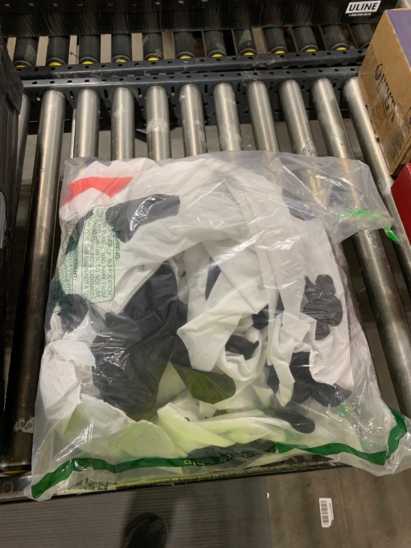 Photo 1 of Spooktacular Creations Adult Inflatable Costume, Full Body Dalmatian Blow-up Halloween Costumes, Inflatable Puppy Costume with a pair of Gloves for Halloween Themed Parties, X-Large(75In)