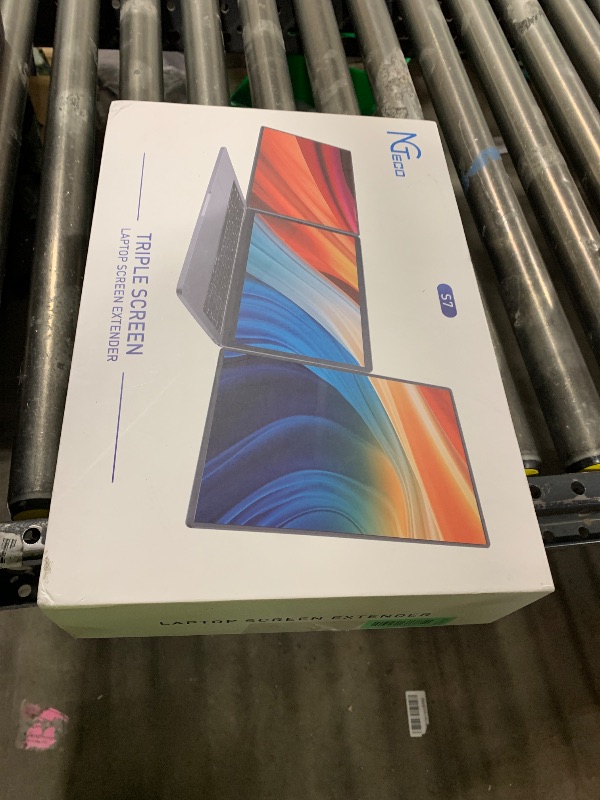 Photo 1 of NGTeco 16" Laptop Triple Screen Extender, 1200P IPS Portable Monitor for Laptops 13-17", with Type-C/HDMI/USB-A, Plug & Play, Compatible with Windows/Mac/Chrome OS