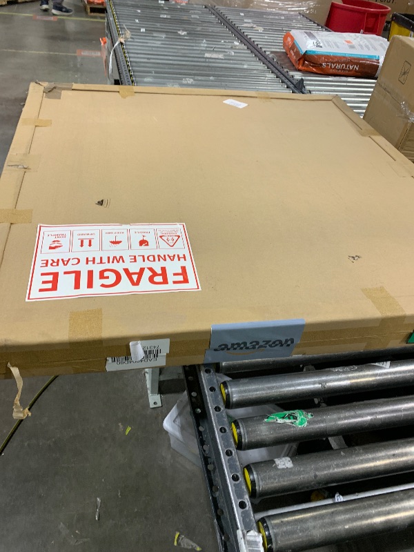 Photo 1 of APRILSOUL 40 Inch Round LED Backlit Bathroom Mirror, Vanity Mirror with Anti-Fog, Touch Button, 3 Colors and Dimmable Light