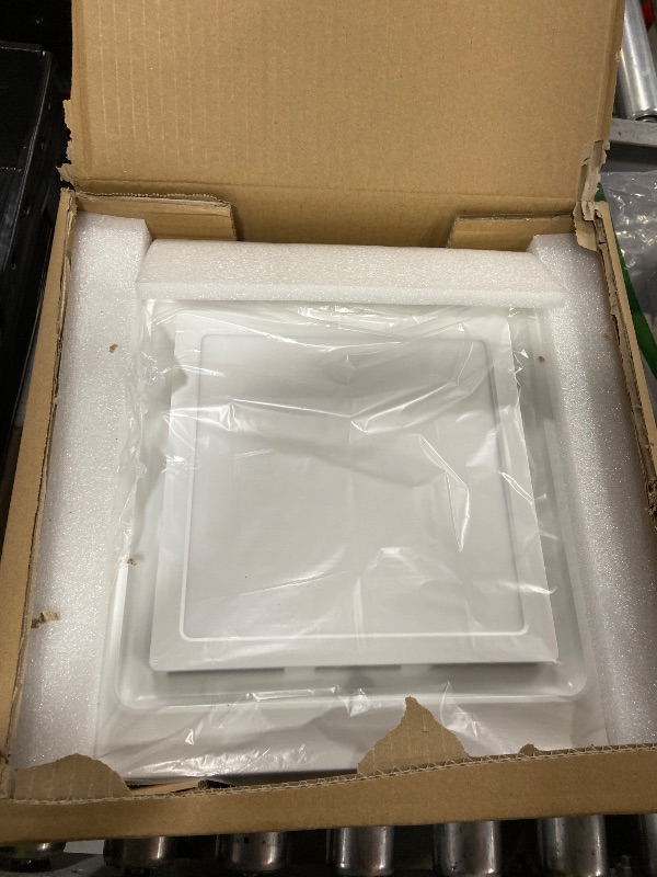 Photo 1 of Gopper 12" Ultra Quiet Bathroom Exhaust Fan with 6500K LED Light, 1.0 Sone 141 CFM, 10x10 Mount, 1500 LM Ceiling Ventilation Fan, Energy Efficient