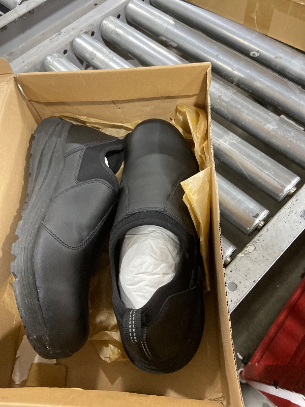 Photo 1 of KEEN Utility Men's Vista Energy+ Shift PTC Low Height Soft Toe Slip On Kitchen Work Sneakers, Black/Black, 12 EE