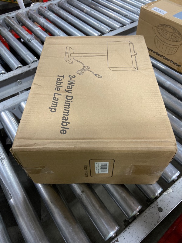 Photo 1 of 21" Set of 2 Touch Control Table Lamps with 2 USB & AC Outlets, 3-Way Dimmable Modern Nightstand Lamps for Bedroom Living Room Office Reading, White Shade Bedside Lamps, 5000K LED Bulbs Included.