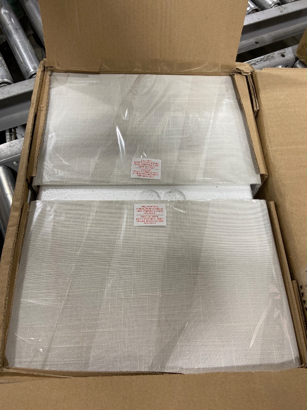 Photo 1 of 21" Set of 2 Touch Control Table Lamps with 2 USB & AC Outlets, 3-Way Dimmable Modern Nightstand Lamps for Bedroom Living Room Office Reading, White Shade Bedside Lamps, 5000K LED Bulbs Included.