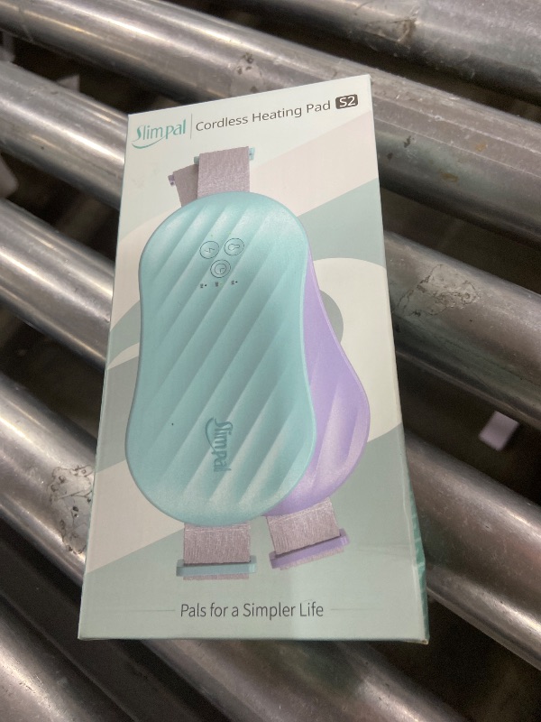 Photo 1 of Slimpal Heating Pad for Period Cramps, Portable Heating Pad for Menstrual Relief, Electric Cordless Heating Belt for Back, Belly, Waist, Stomach, Wearable Heat Belt, Grey