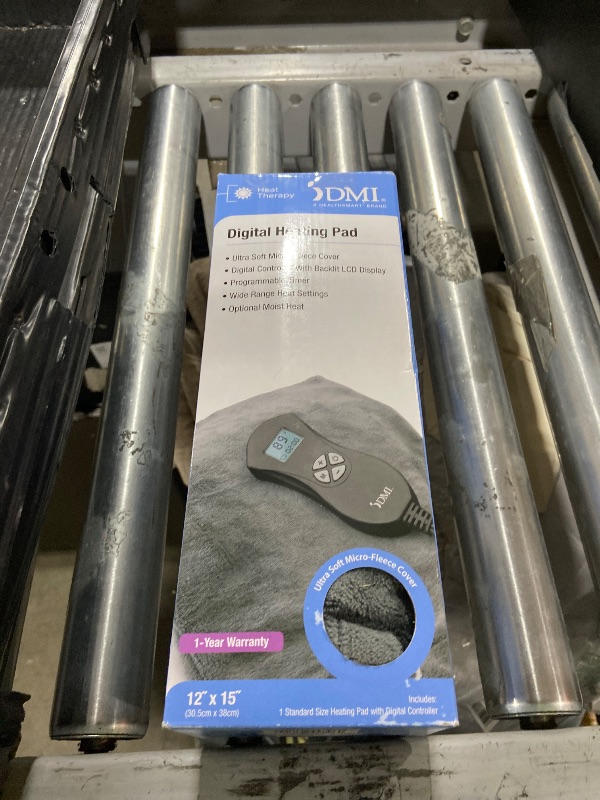 Photo 1 of DMI Digital Ultra Soft Heating Pad with Fully Customizable Heat Setting and Moist Heat Insert, Programmable Timer, FSA & HSA Eligible